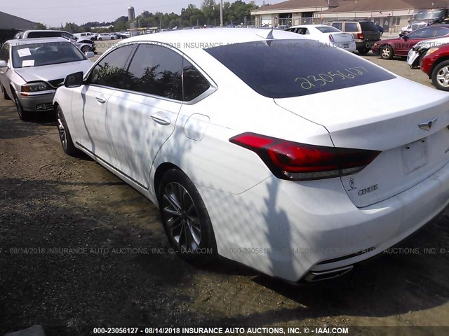 KMHGN4JE8FU020270 - 2015 HYUNDAI GENESIS 3.8L WHITE photo 3