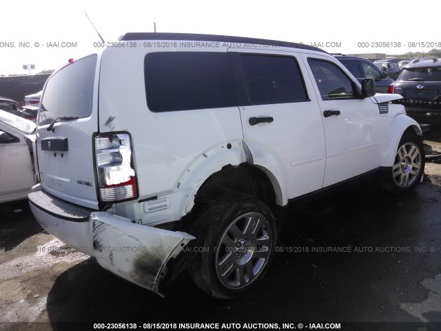 1D4PT4GK7BW549394 - 2011 DODGE NITRO HEAT თეთრი ფოტო 4
