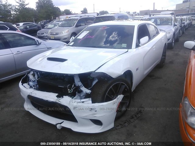 2C3CDXGJ7HH615505 - 2017 DODGE CHARGER R/T 392 WHITE photo 2