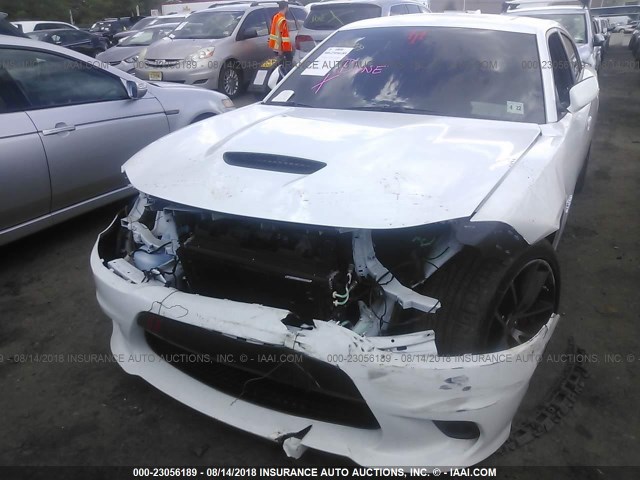 2C3CDXGJ7HH615505 - 2017 DODGE CHARGER R/T 392 WHITE photo 6