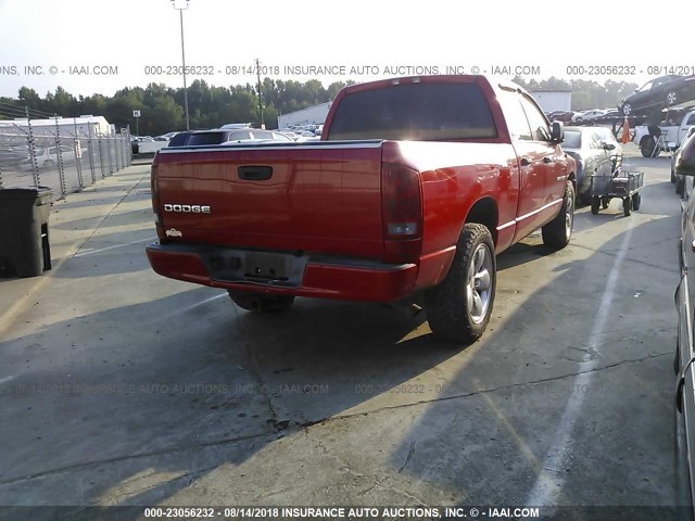 1D7HA18N52J193450 - 2002 DODGE RAM 1500 RED photo 4