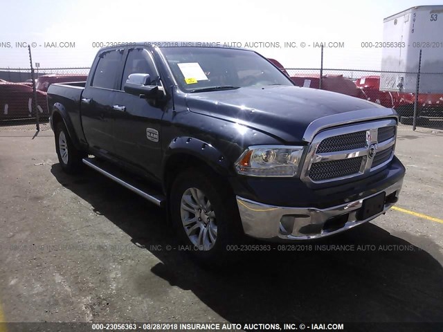 1C6RR7WT1DS689765 - 2013 RAM 1500 LONGHORN Dark Blue photo 1