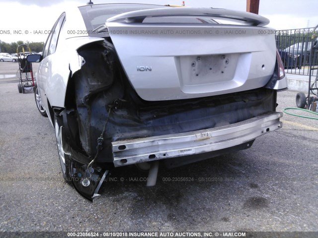 1G8AJ58F97Z179436 - 2007 SATURN ION LEVEL 2 银色 照片 6