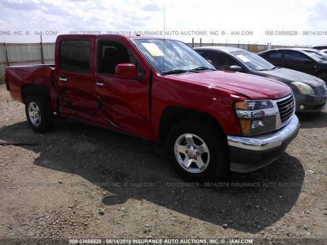 1GTCS13E198103799 - 2009 GMC CANYON RED photo 1