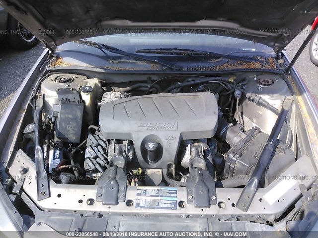 2G2WP552161160919 - 2006 PONTIAC GRAND PRIX GOLD photo 10