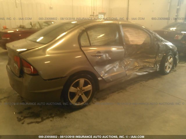 2HGFA16978H318600 - 2008 HONDA CIVIC EXL 灰色 照片 4