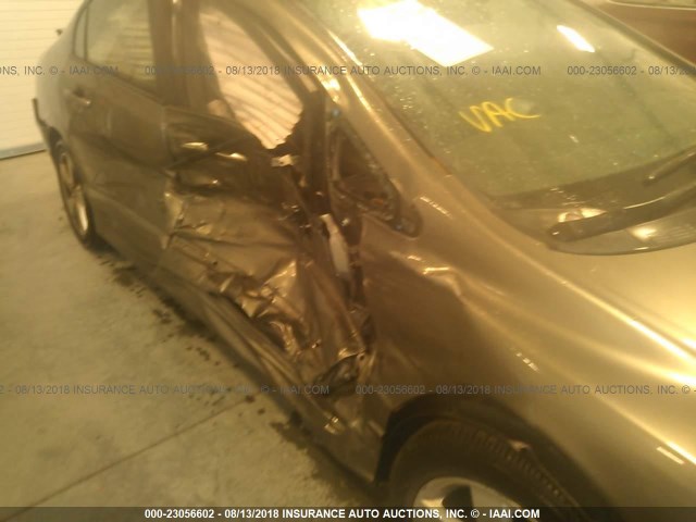 2HGFA16978H318600 - 2008 HONDA CIVIC EXL 灰色 照片 6