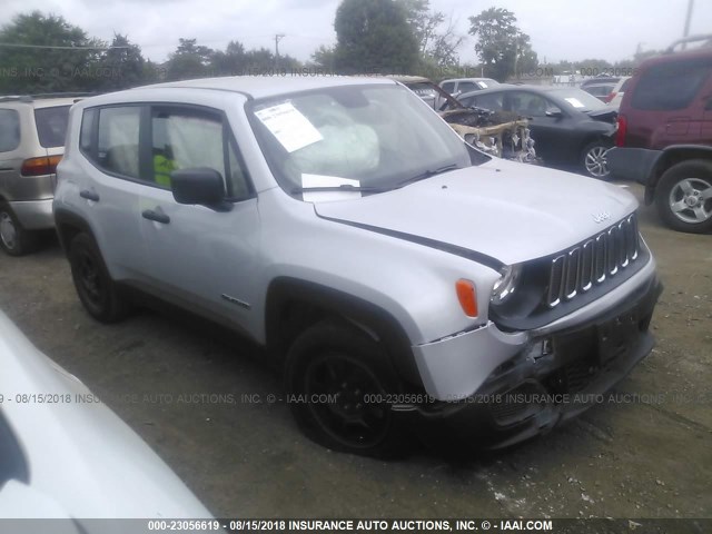 ZACCJAAB0JPG85130 - 2018 JEEP RENEGADE SPORT Արծաթագույն լուսանկար 1