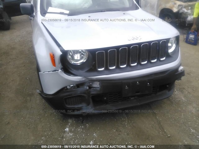 ZACCJAAB0JPG85130 - 2018 JEEP RENEGADE SPORT Արծաթագույն լուսանկար 6