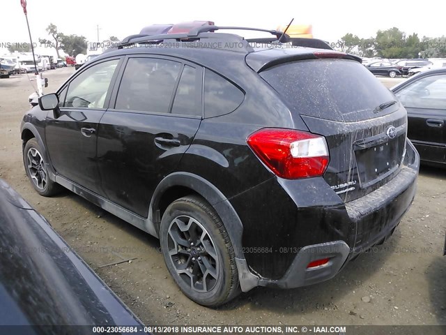 JF2GPABC6H8272672 - 2017 SUBARU CROSSTREK PREMIUM შავი ფოტო 3