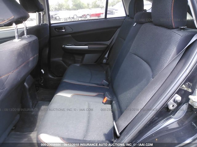 JF2GPABC6H8272672 - 2017 SUBARU CROSSTREK PREMIUM შავი ფოტო 8