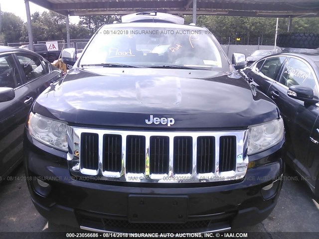 1C4RJFBG7CC115294 - 2012 JEEP GRAND CHEROKEE LIMITED BLACK photo 6