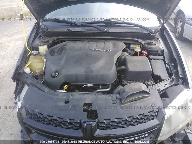 1C3CDZBG4CN124414 - 2012 DODGE AVENGER R/T BLACK photo 10