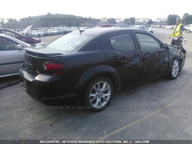 1C3CDZBG4CN124414 - 2012 DODGE AVENGER R/T BLACK photo 4