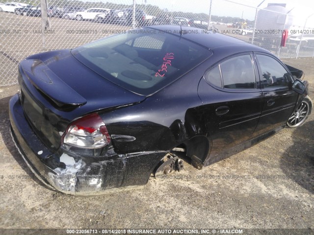 2G2WP552661218569 - 2006 PONTIAC GRAND PRIX BLACK photo 4