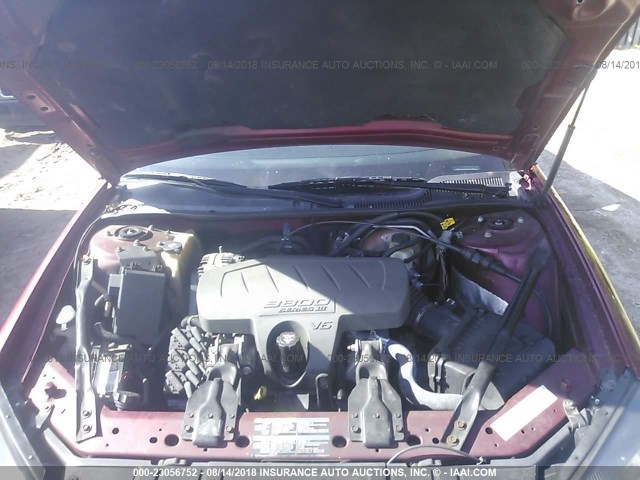 2G2WP552661148152 - 2006 PONTIAC GRAND PRIX მუქწითელი ფოტო 10