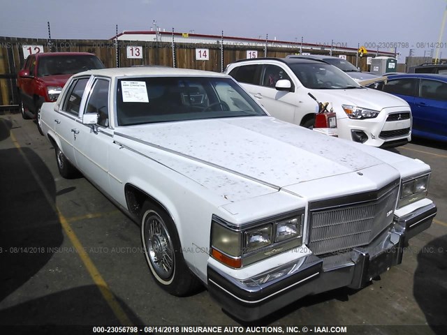 1G6AW698XE9157023 - 1984 CADILLAC FLEETWOOD BROUGHAM WHITE photo 6