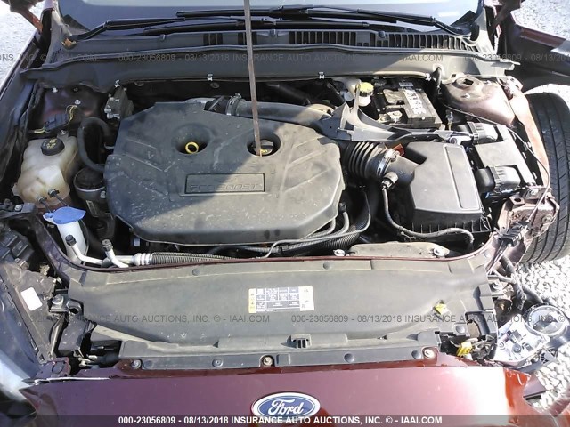 3FA6P0K99GR379369 - 2016 FORD FUSION TITANIUM BROWN photo 10