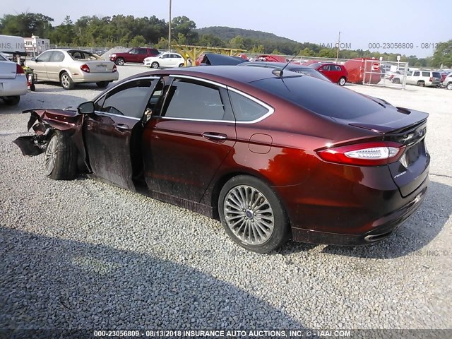 3FA6P0K99GR379369 - 2016 FORD FUSION TITANIUM BROWN photo 3