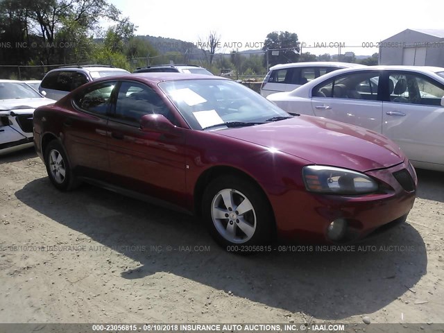 2G2WP552781180398 - 2008 PONTIAC GRAND PRIX Червоний фото 1