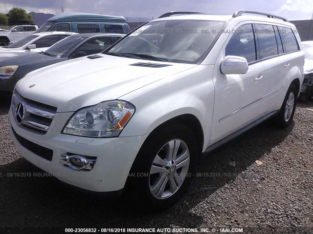 4JGBF71E59A446545 - 2009 MERCEDES-BENZ GL 450 4MATIC WHITE photo 2