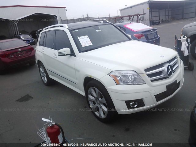 WDCGG8HB4BF708096 - 2011 MERCEDES-BENZ GLK 350 4MATIC WHITE photo 1