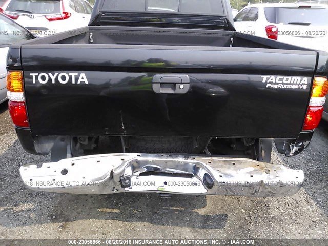 5TEGN92NX4Z347404 - 2004 TOYOTA TACOMA DOUBLE CAB PRERUNNER BLACK photo 6