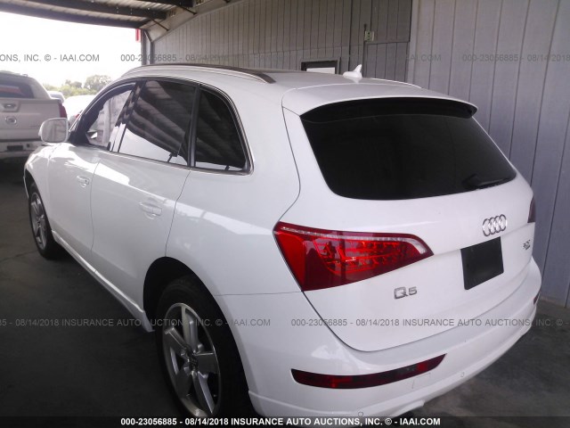 WA1LFAFP1CA089270 - 2012 AUDI Q5 PREMIUM PLUS WHITE photo 3