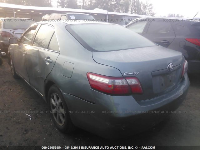 4T4BE46K28R028883 - 2008 TOYOTA CAMRY CE/LE/XLE/SE GREEN photo 3