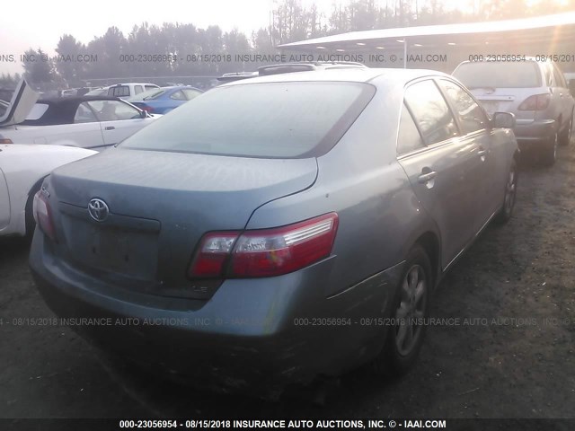 4T4BE46K28R028883 - 2008 TOYOTA CAMRY CE/LE/XLE/SE GREEN photo 4