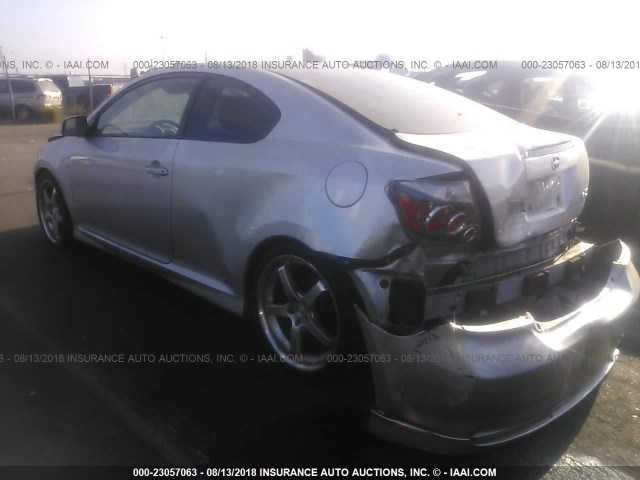 JTKDE167880222738 - 2008 TOYOTA SCION TC 银色 照片 3