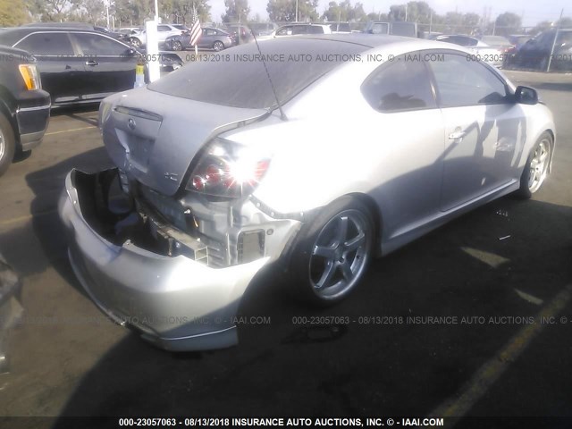 JTKDE167880222738 - 2008 TOYOTA SCION TC 银色 照片 4