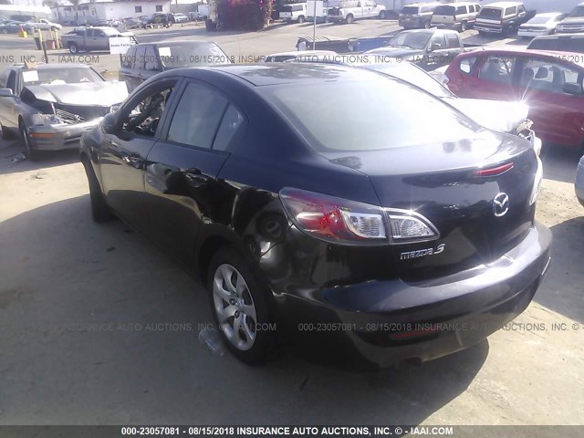 JM1BL1UGXC1525224 - 2012 MAZDA 3 I BLACK photo 3