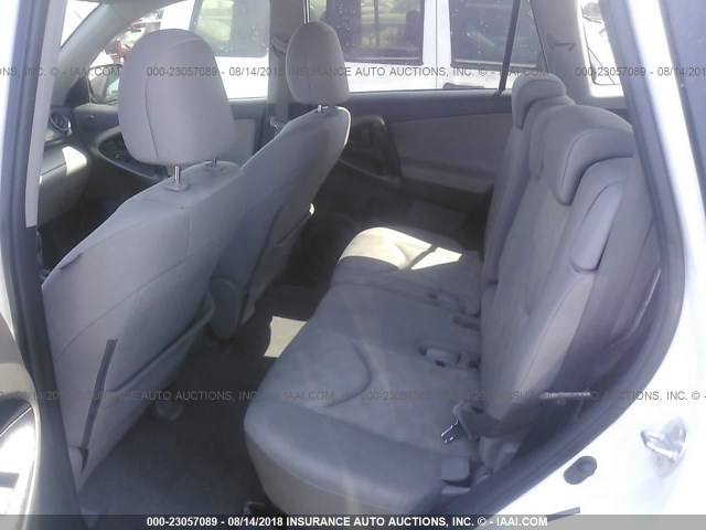 2T3ZF4DV9BW063423 - 2011 TOYOTA RAV4 WHITE photo 8