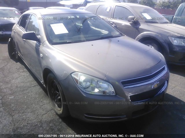 1G1ZG57B38F172001 - 2008 CHEVROLET MALIBU LS ოქროსფერი ფოტო 1