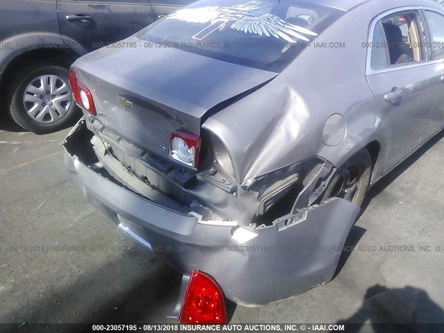 1G1ZG57B38F172001 - 2008 CHEVROLET MALIBU LS ოქროსფერი ფოტო 6