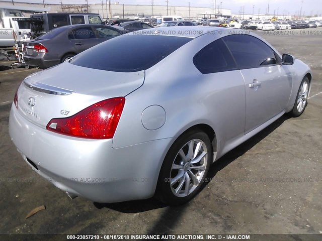 JN1CV6EKXCM423261 - 2012 INFINITI G37 SPORT SILVER photo 4