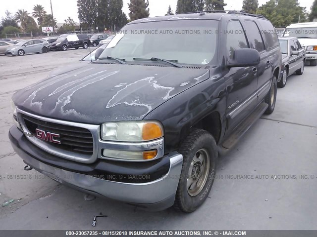 1GKFK16TX2J292205 - 2002 GMC YUKON XL K1500 BLACK photo 2