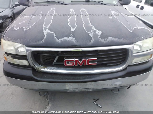 1GKFK16TX2J292205 - 2002 GMC YUKON XL K1500 BLACK photo 6