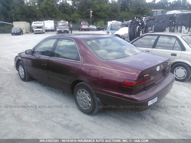 JT2BG22K6X0377644 - 1999 TOYOTA CAMRY LE/XLE BURGUNDY photo 3