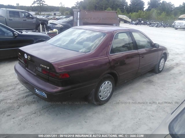 JT2BG22K6X0377644 - 1999 TOYOTA CAMRY LE/XLE BURGUNDY photo 4