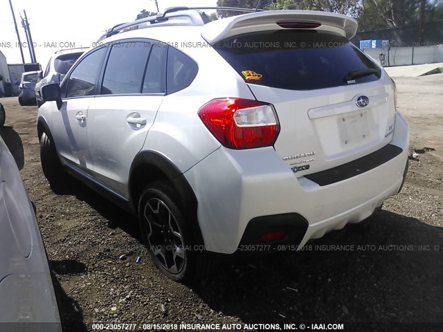 JF2GPAVC2D2868337 - 2013 SUBARU XV CROSSTREK 2.0 PREMIUM WHITE photo 3