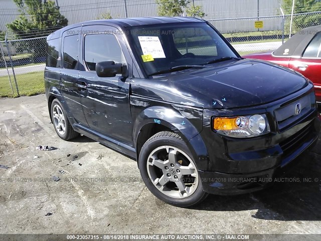 5J6YH18997L003812 - 2007 HONDA ELEMENT SC BLACK photo 1