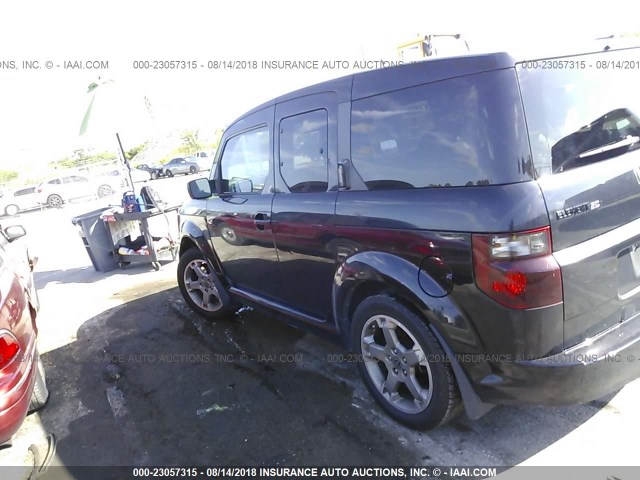 5J6YH18997L003812 - 2007 HONDA ELEMENT SC BLACK photo 3