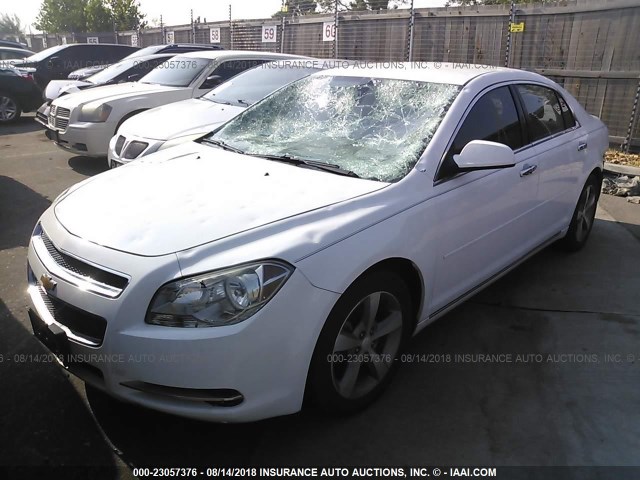 1G1ZC5E07CF138620 - 2012 CHEVROLET MALIBU 1LT თეთრი ფოტო 2