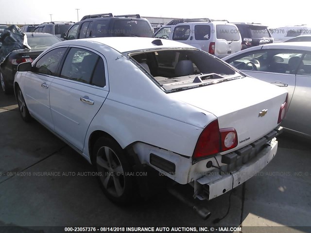 1G1ZC5E07CF138620 - 2012 CHEVROLET MALIBU 1LT თეთრი ფოტო 3