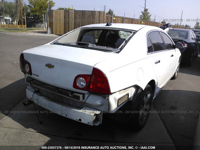 1G1ZC5E07CF138620 - 2012 CHEVROLET MALIBU 1LT თეთრი ფოტო 4