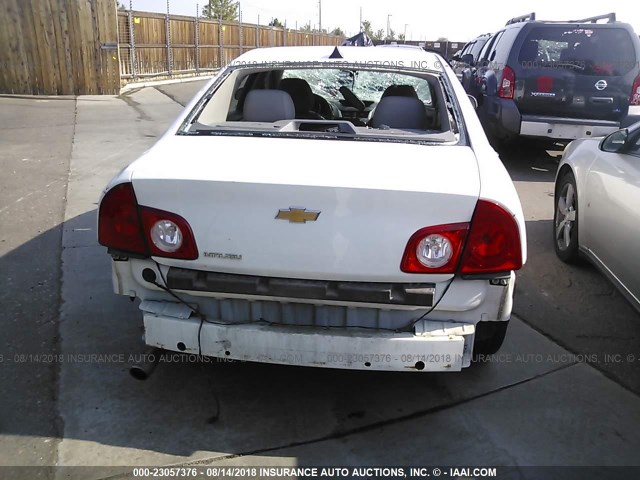 1G1ZC5E07CF138620 - 2012 CHEVROLET MALIBU 1LT თეთრი ფოტო 6
