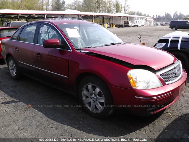 1FAFP24185G125773 - 2005 FORD FIVE HUNDRED SEL MAROON photo 1