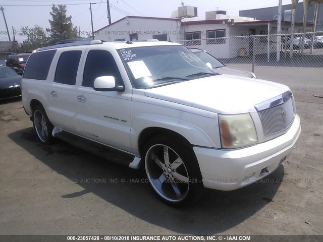 3GYFK66NX4G251520 - 2004 CADILLAC ESCALADE ESV WHITE photo 1